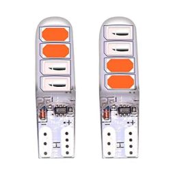 AllExtreme Ex10Rp2 Universal T10 Led Parking Light Super Bright Interior Pilot License Plate Dome Indicator Lamp Bulb For Car Bike And Motorcycle (1W, Red &a; Pink), (Pack of 2)-3