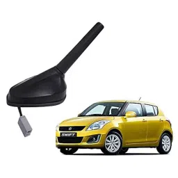 Auto Pearl Black Mount Rubber Mast Flexible Car Roof Antenna with Anti-Theft Design For Maruti Suzuki SwiftT4-image-72