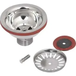 Renvox Stainless Steel Glossy Coupling Jali for Kitchen Sink-image-46
