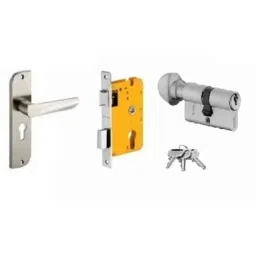 Dorset HL Series Amy 60mm Stainless Steel Door Handle Lock Set with Knob &a; Key (Pack of 4)-picture-37