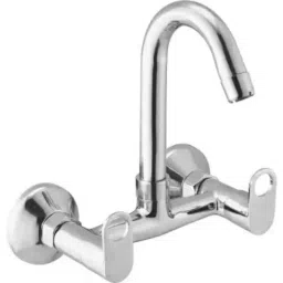 Senkiddpro Prime Brass Chrome Finish Wall Mounted Hot &a; Cold 360 Degree Adjustable Spout Sink Mixer-19