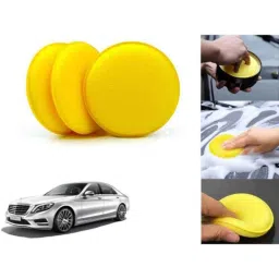 Auto Pearl Polyurethane Beige Washing &a; Waxing Polish Foam Sponge for S300 (Pack of 3)-image-97