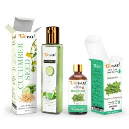 GoWoo 2 Pcs 10ml Natural Undiluted Marjoram Aroma Oil &a; 100ml Cucumber Seed Carrier Oil Set, GWOC874-P32+P173-picture-46