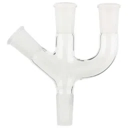 ABGIL B-40 Borosilicate 3.3 Glass Four Way Claisen Adapter with Two Parallel &a; One at Angle Neck, ABG206-picture-14