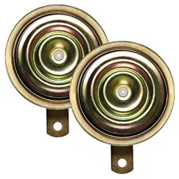 AllExtreme Shon Shone O-99 Bike &a; Car Horns Super Loud Sound Air Siren (12V, Gold), (Pack of 2)-48