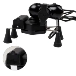 AllExtreme EXHSMH1 Black Spider Mobile Holder Cradle Stand Charger with 360 Degree Rotations &a; USB Charging Port-image-81
