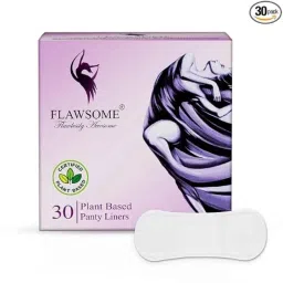 Flawsome 30 Pcs Soft Surface Plant Based Panty Liner Set for Maintains Dryness &a; Freshness All Day Long (Pack of 4)-46