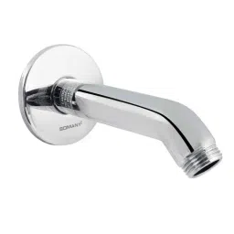 Somany 6 inch Brass Chrome Wall Mounted Round Shower Arm, 272220780081-picture-20