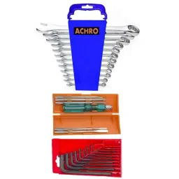 Achro P-927 27 Pcs Universal Tool Kit Set For Home, Garage, Car, Bike &a; Industry-1