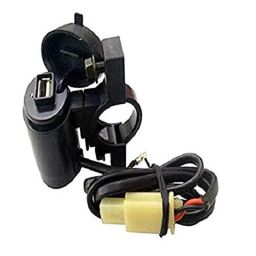 Meenu Arts Motorcycle Bike Mobile Phone USB Charger Power Adapter 12v (Waterproof) for Honda Activa 125cc-33