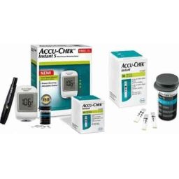 Accu-chek Instant S Meter Glucometer with 60 Instant Test Strips-30
