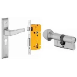 Dorset ML Series Atina 60mm Stainless Steel Door Handle Lock Set with Coin &a; Knob, ML AI (Pack of 4)-picture-37