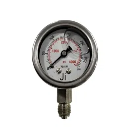 Japsin Instrumentation 0-280kg/cm² Glycerin Filled Pressure Gauge with Dual Scale 4000 PSI, Connection: 1/4 inch, JI-EPG-1016-picture-9
