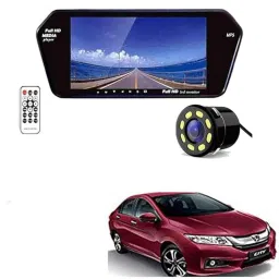 Auto Pearl CBP102 7 inch HD Bluetooth LED Touch Screen with 8 LED Reverse Camera for Honda City Ivtec 2016-37