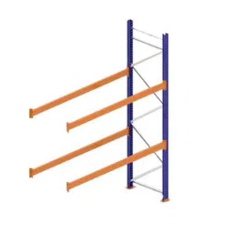 Godrej Ground Plus 2 Layers Steel Selective Pallet Racking, Max Load Capacity: 4000kg, Add on Unit: 3500x2700x1000mm (HxWxD)-picture-16