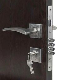 Homexpert Rose Lobos-R-OSK 60mm Stainless Steel Silver One Side Key Mortise Door Lock Set-image-97