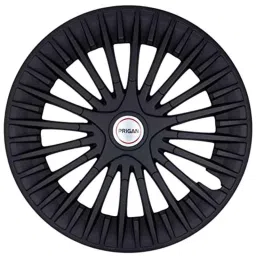 Prigan 4 Pcs 14 inch Polypropylene Matt Black Press Fitting Car Wheel Cover Set for Renault Pulse 2-picture-4