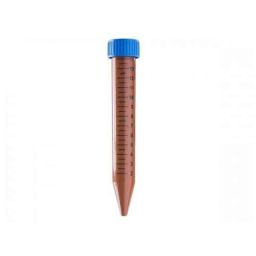 Abdos 500Pcs 50ml Amber Blue Cap Centrifuge Tubes Conical Bottom, P10407-48