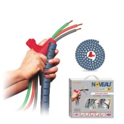 Noveau Safe-T-1ST 16mm 1.5mm Virgin HDPE Metallic Blue Cable Zipper with Colour Box, NSFZ16MU1105 (Pack of 2)-image-95