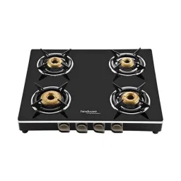 Hindware Milano GL 4B 4 Burner Manual Ignition Black Glass Gas Stove-picture-4
