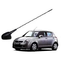 Auto Pearl Black Mount Rubber Mast Flexible Car Roof Antenna with Anti-Theft Design For Maruti Suzuki SwiftOld-picture-36