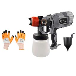 Hillgrove HGCM43M1 DIY 550W Copper Nozzle Paint Sprayer Gun Machine with Gloves Set-image-10