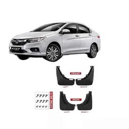 Automoto Cup Type Mud Flaps Splash Guard Front &a; Rear for Honda City I-Vtec 2017 All Models Set Of 4, AUT-6D228K-picture-11