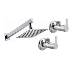 Fastgear 3 Pcs Marc Stainless Steel Silver Chrome Finish Faucet Set with Shower, FG1134-picture-48