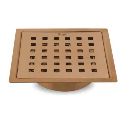 Ruhe Pearl 5x5 inch Stainless Steel 304 Antique Copper PVD Coating Square Flat Cut Floor Drain, 16-0330-11-picture-5