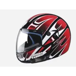 Studds N2 Expanded Polystyrene ISI Black &a; Red Flip Up-Full Face Helmet, Size: Large-picture-9