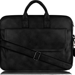 Men Black Messenger Bag-image-9