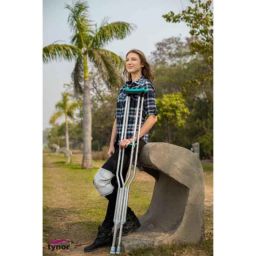 Tynor Axillary Crutch Walking Sticks Pair, Size: M image 5