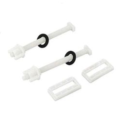 Elegant Casa 38x22mm Seat Cover Screw Hinges Set with 50mm Bolt for Wall Hung &a; One Piece Toilets-20