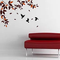 Asian Paints W107WI14L45 1.1x2.5ft Vinyl Flowers Self Adhesive Wall Sticker, HPCA14051-picture-47