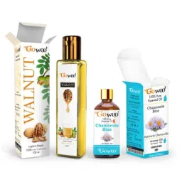 GoWoo 2 Pcs 10ml Natural Chamomile Blue Aroma Oil &a; 100ml Walnut Carrier Oil Set, GWOC317-P11+P183-picture-9