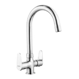 Ruhe Eclipse Brass Chrome Finish Centre Hole Basin Mixer with 15 inch Round Swivel Spout, 11-0617-RM-picture-14