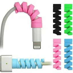 Octrix Spiral Charger 12 Pcs Cable Protector Data Cable Saver Cable Protector-image-82