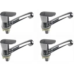 Spazio Opal Stainless Steel Chrome Finish Basin Tap (Pack of 4)-picture-40