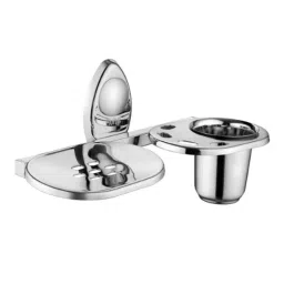 Ruhe Drop Stainless Steel Chrome Finish Soap Dish with Tumbler Holder, 12-0810-01-picture-44