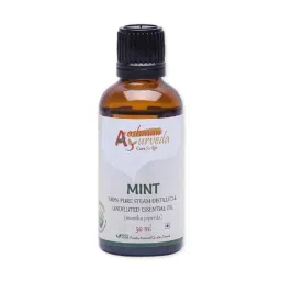 Aashman Ayurveda 50ml 100% Pure Steam Distilled &a; Undiluted Mint Essential Oil, 8939111486538-24