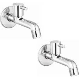 IRIS Dove Brass Chrome Finish Long Body Bib Tap (Pack of 2)-23