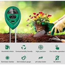 Skadioo 3-in-1 Soil Testing pH Meter for Indoor Plants, Range: 3.5-8 pH image 3