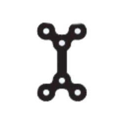 Surgiwear 18mm X Shaped Plate, CF8-18-image-58