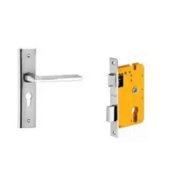 Dorset HL Series Ceto 8 inch Stainless Steel Door Handle Lock Set with Mortise Latch (Pack of 4)-picture-16