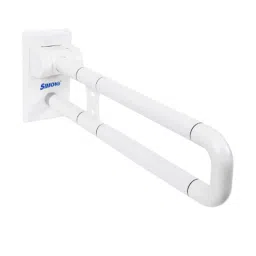Simons Grippy Flip-Up Stainless Steel Glossy White Grab Bar for Toilet &a; Commode Rising of Elderly Safety, S-GB-GRPY-FU-1-image-80