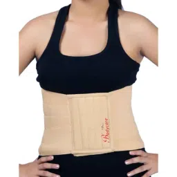 Bodycare Cotton &a; Elastic Beige Super Fine Sacro Lumber Brace, RP-3209, Size: L-image-52