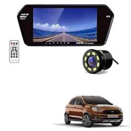 Auto Pearl CBP77 7 inch HD Bluetooth LED Touch Screen with 8 LED Reverse Camera for Ford Aspire Free Style-14