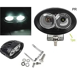 AOW (20W) Oval Projector Fog Light Auxiliary Spot LED Light Off-Road Driving Lights LED Fog Lights for Skoda Fabia (Pack of 2)-42