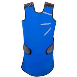 Spox 0.5mm Lead Vinyl Rubber Blue X-Ray Protection Apron, SXLA05MM1, Size: Free-15
