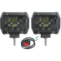 jbriderz JBRIDERZBike 6 Led 18W, 2 Pcs Set Cree Fog Light With Switch For Honda Cbf Stunner New-picture-44